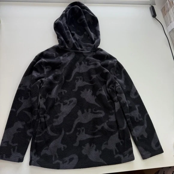 Cat & Jack Black Dinosaur Hoodie - Picture 4 of 4